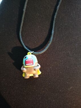 2010 Domo Kun Miniature Masked Wrestler Necklace Figure PVC #4-42